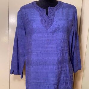 Alfred Dunner Blue Top